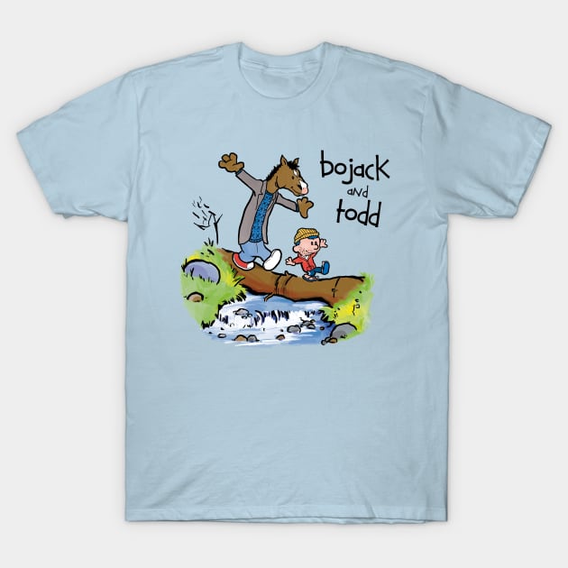 Bojack and Todd T-Shirt by jasesa